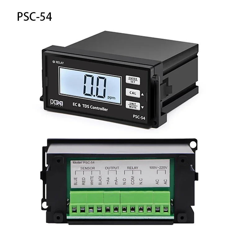 EC & TDS Monitor Controller Online Conductivity Meter Industrial Water Treatment Conductivity EC PH Conductivity Controller