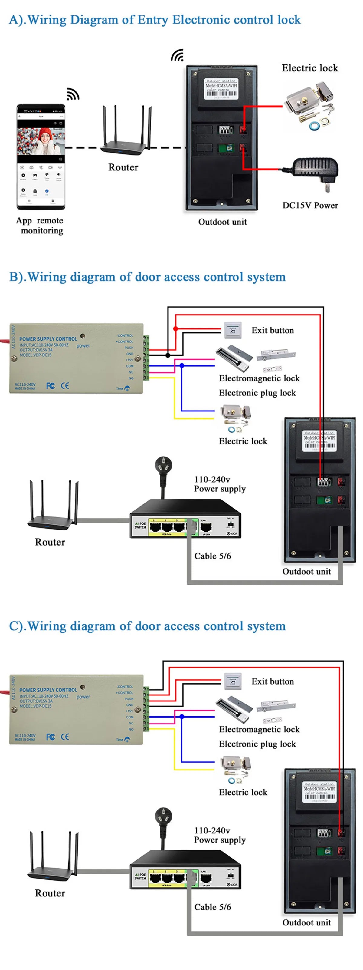 Tuya smart video doorbell wifi wireless door bell camera 1080P HD Video Intercom system outdoor doorbell RFID TF motion detect