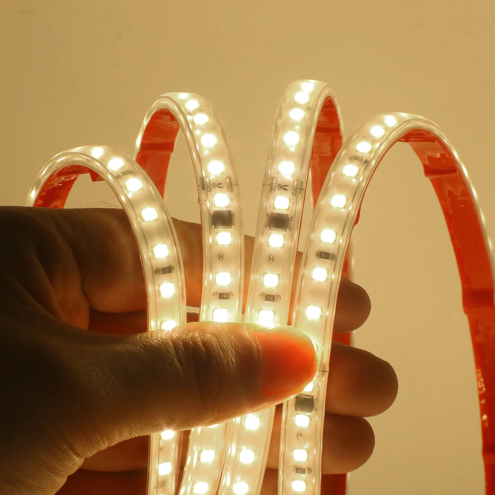 220V LED Strip Light 0.5m 5m 10m 20m 25m 30m 40m 2835 120LEDs Flexible LED Tape with Adhesive Tape Waterproof Ribbon Light