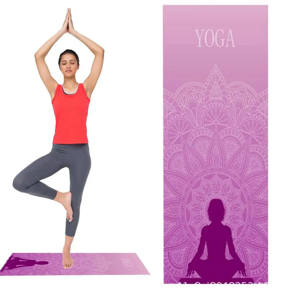 Yoga Towel Mat Sized Active Dry Non-slip Travel Beach Towel Microfiber Sweat Absorbent BeachEssentials For Hot Yoga Pilates