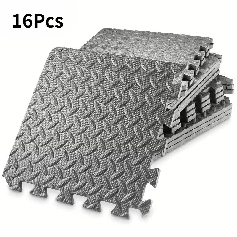 30x30cm Yoga Mat Shock Absorbing Mat Home Gym Pad EVA Eco Friendly Non Slip Foam Interlocking Flooring Suitable for Home and Gym