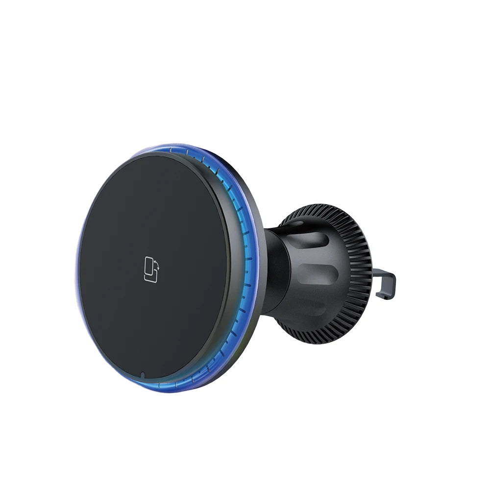 Fast charging car charger, car phone holder, wireless magnetic charger, compatible with Magsafe heat dissipation for iPhone/RG
