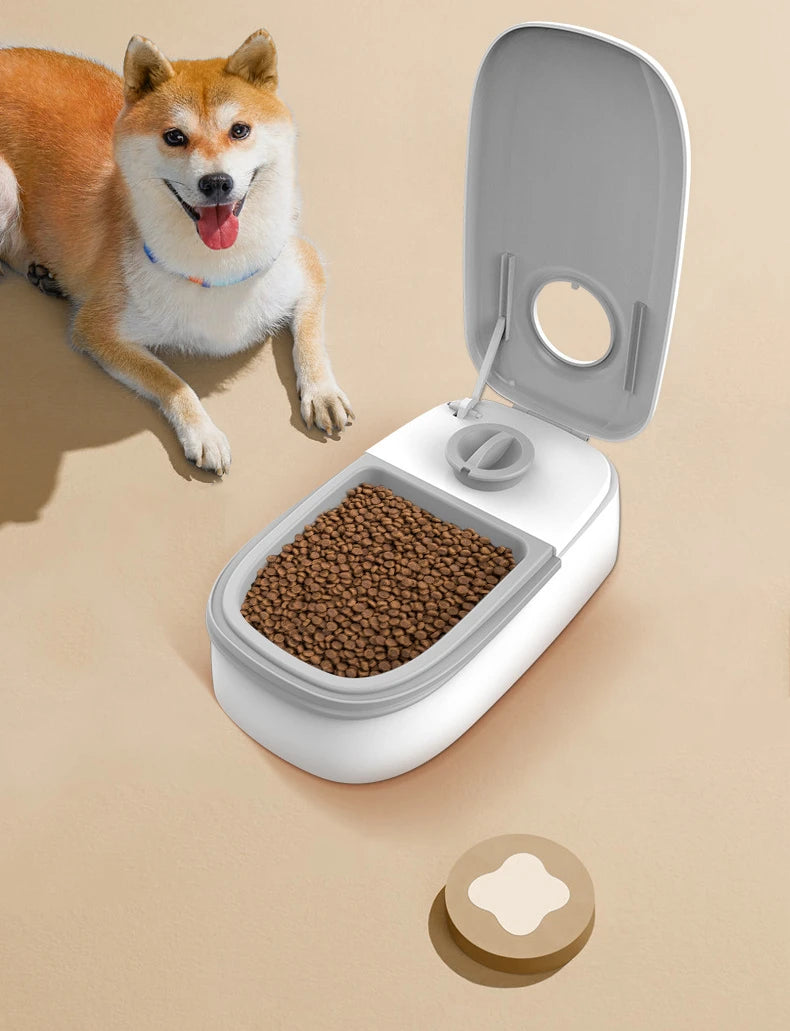 Pet Automatic Timing Feeder Detachable Large Capacity Dog Dry Food Dispenser Smart  Food Feeder Timed for Cats Dogs