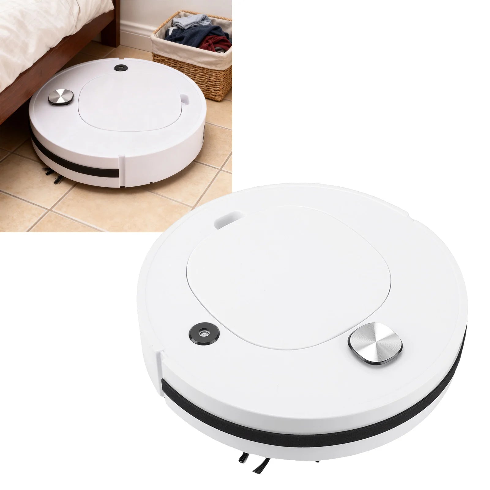 Automatic Robot Vacuum Cleaner Robot Vacuum and Mop Combo 4 in 1 Automatic Robotic Vacuum Cleaner for Hair Dirt Dust Removal