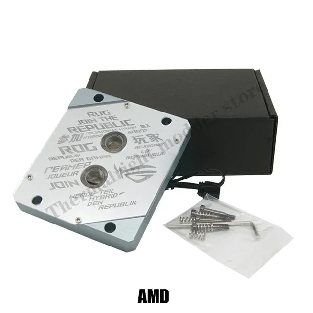 1700 CPU Water Block Mirror Surface ROG 5V ARGB SYNC Watercooler LGA1700 AM4 AM5 Platform Customized Available