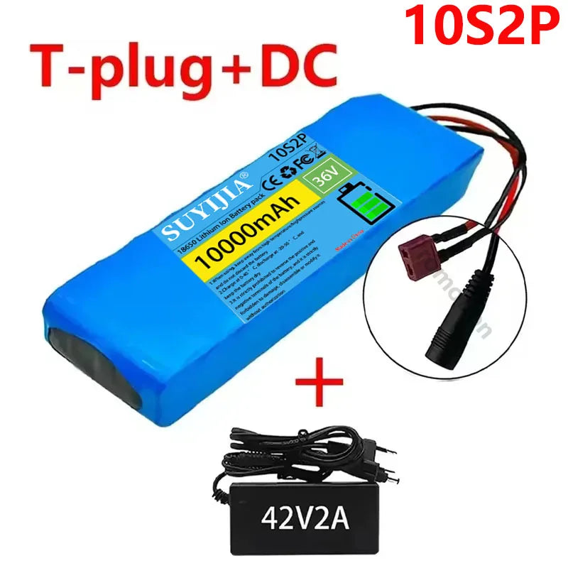36V 10000mAh 10S2P 36V Electric Scooter Battery Lithium Electric Scooter 500W Electric Scooter Battery 36V 10S2P Battery