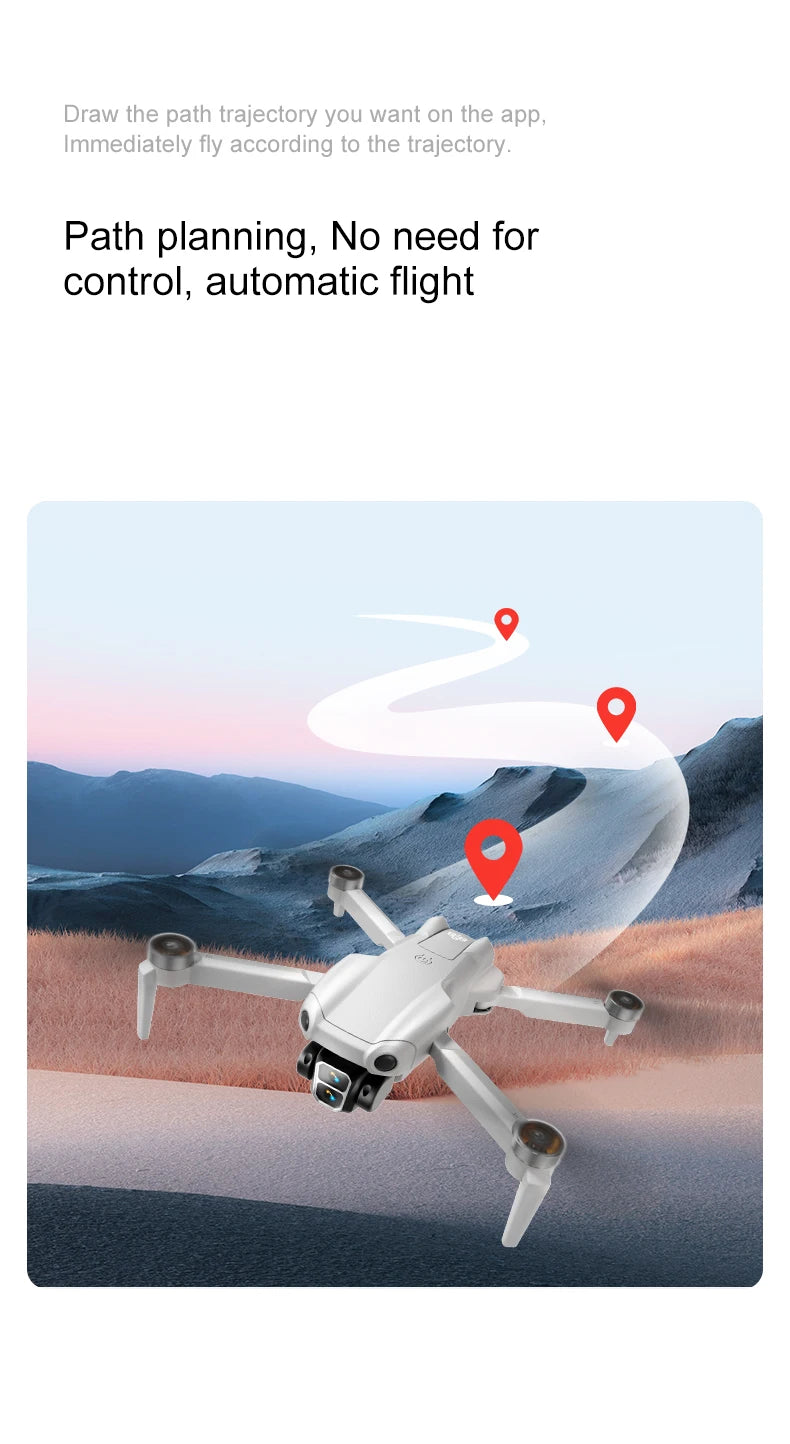 2025 New A888 PRO Drone Profesional 4K HD Cameras brushless motor Aerial Photography Optical flow Foldable Quadcopter Toys