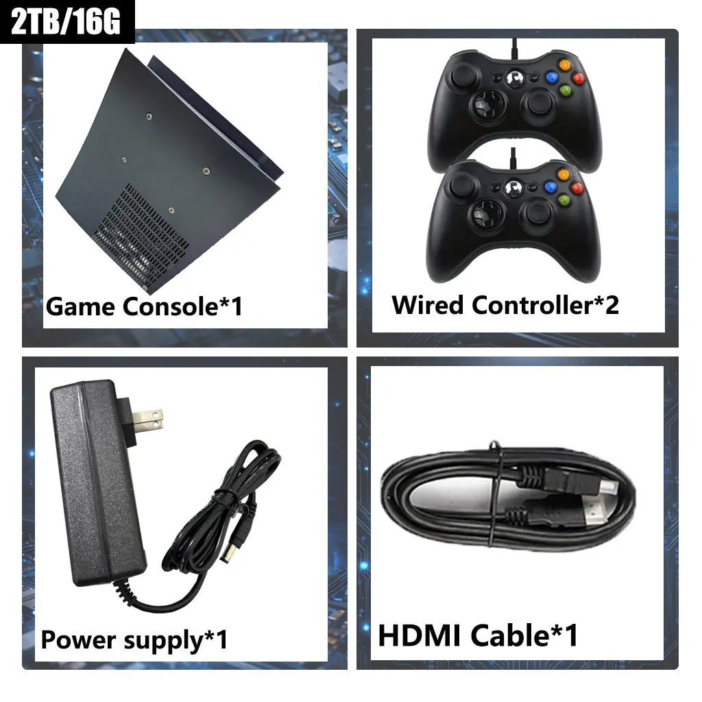 New Upgrade CPU AC1 Pro Dual System features Win11 2/4TB ROM 8G/16G RAM  and over 99,999 games for Switch, PS2, PS3,XBOX,NGC