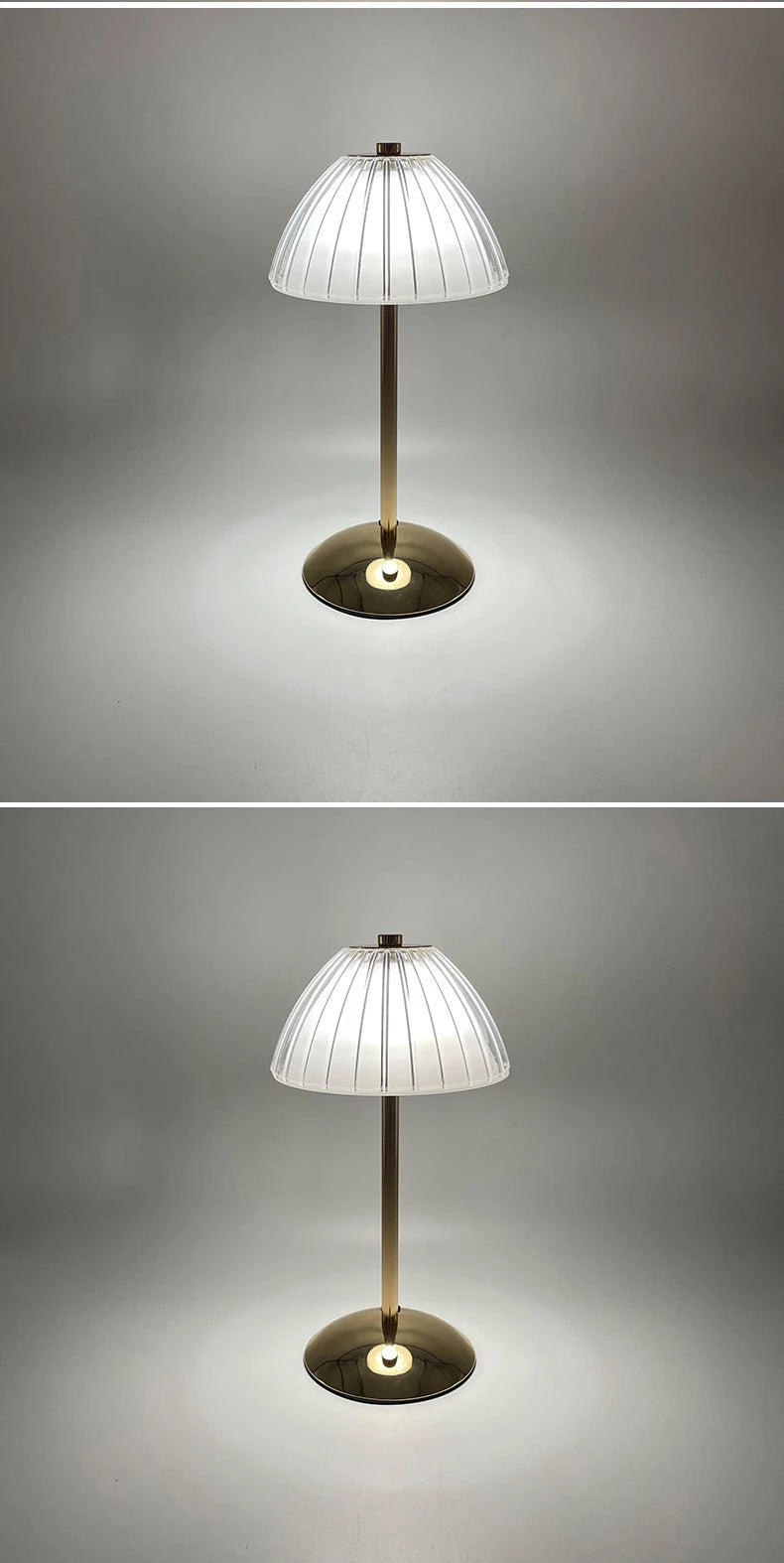 Nordic Crystal Rechargeable Table Lamp LED Bar Lamp Touch Dimmable Golden Desk Lamp Living Room Bedroom Hotel Lamp Bedside Lamp