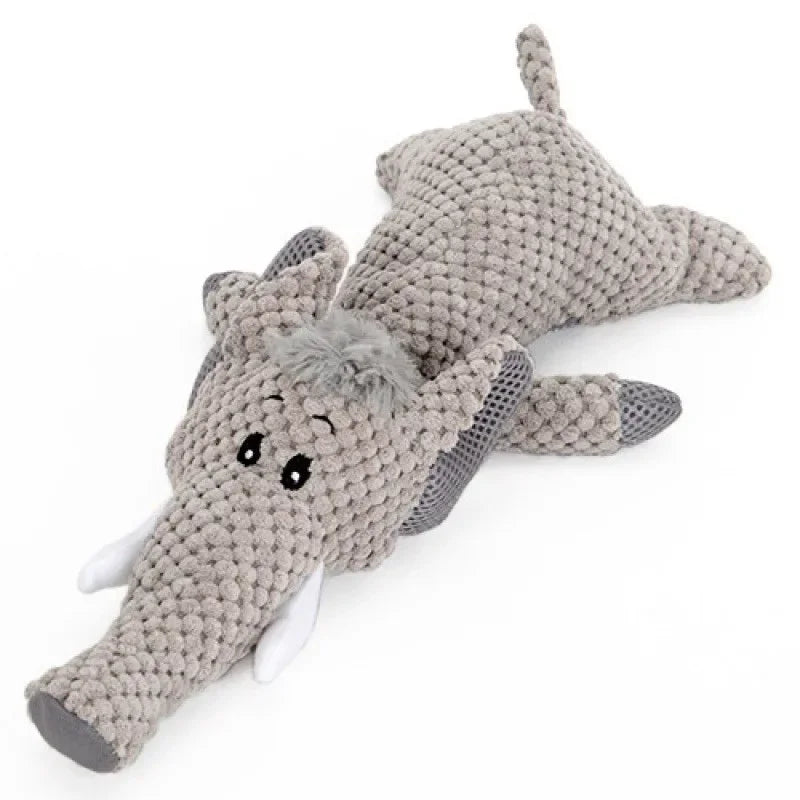 Pet Dog Toys for Large Dogs Cute Plush Squeak Stuffed Toys Fleece Durable Chewing Cute Soft Toys Pet Molar Toys Dogs Accessories