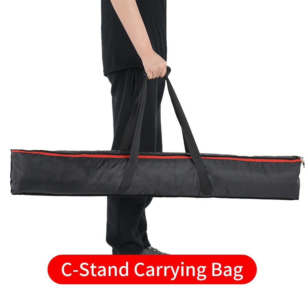 Photographic Equipment Professional Stainless Steel 2.6-3.3m Heavy Duty Light C Stand Studio Softbox Heavy Duty Tripod Carrybag