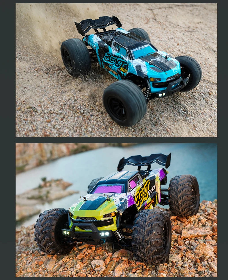 New PRO/MAX 1∶16 RC Car 80KM/H 4WD Brushless Off-Road Racing Toys High Speed Remote Control Vehicle For Kids Adults Outdoor Gift