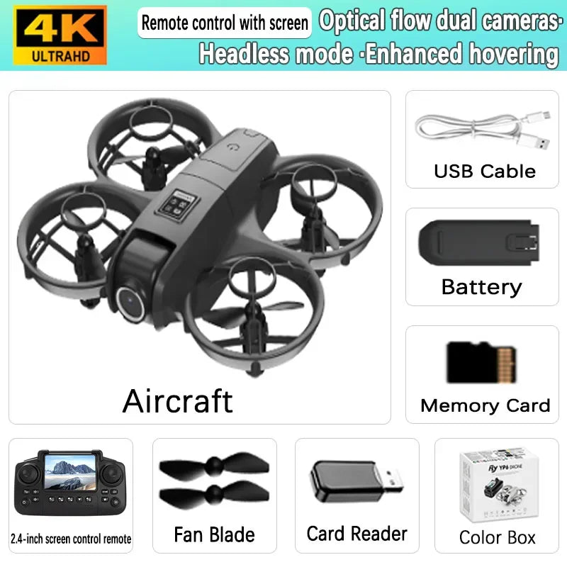 2026New Dual Camera Drone YP6 Aerial Photography Aircraft 5GWIFI Brushless Motor Remote Control Optical Flow Hover Aircraft Gift