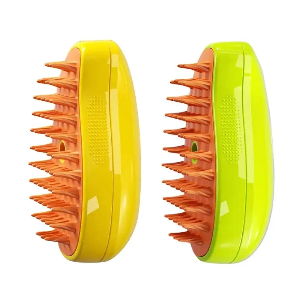 3-in-1 Electric Pet Grooming Steam Brush Sprayer Massage Comb for Cats Dogs Shedding Control Gentle Anti-Static Grooming Tool