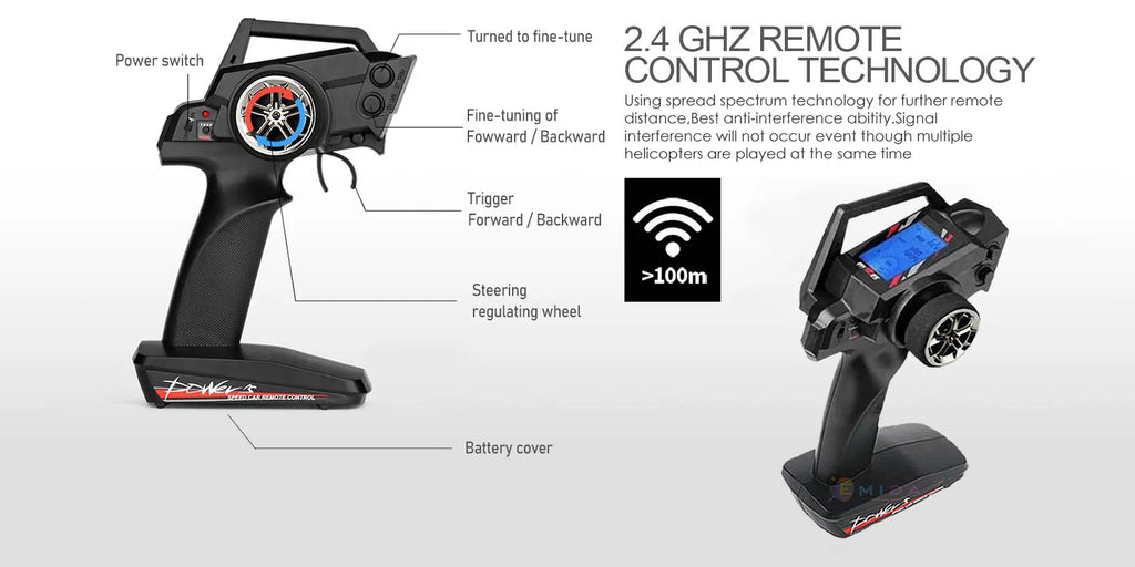 New WLtoys 12428 Pro 1:12 4WD RC Racing Car High Speed Off-Road Remote Control Climbing Truck LED Light Buggy Boy Toys Kids Gift