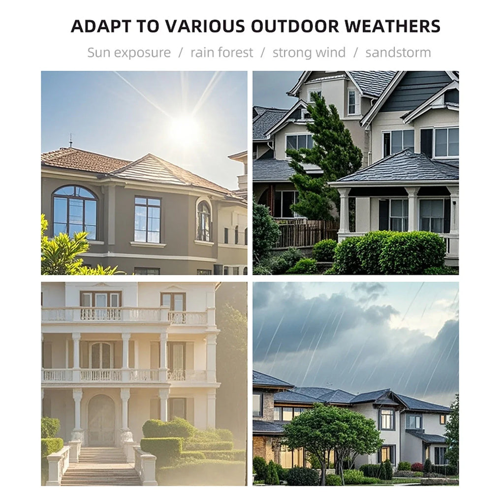 Wireless Doorbells with Solar Cover Camera High Definition Intelligent Video Door Bell Waterproof Smart Home Intercom Video Bell