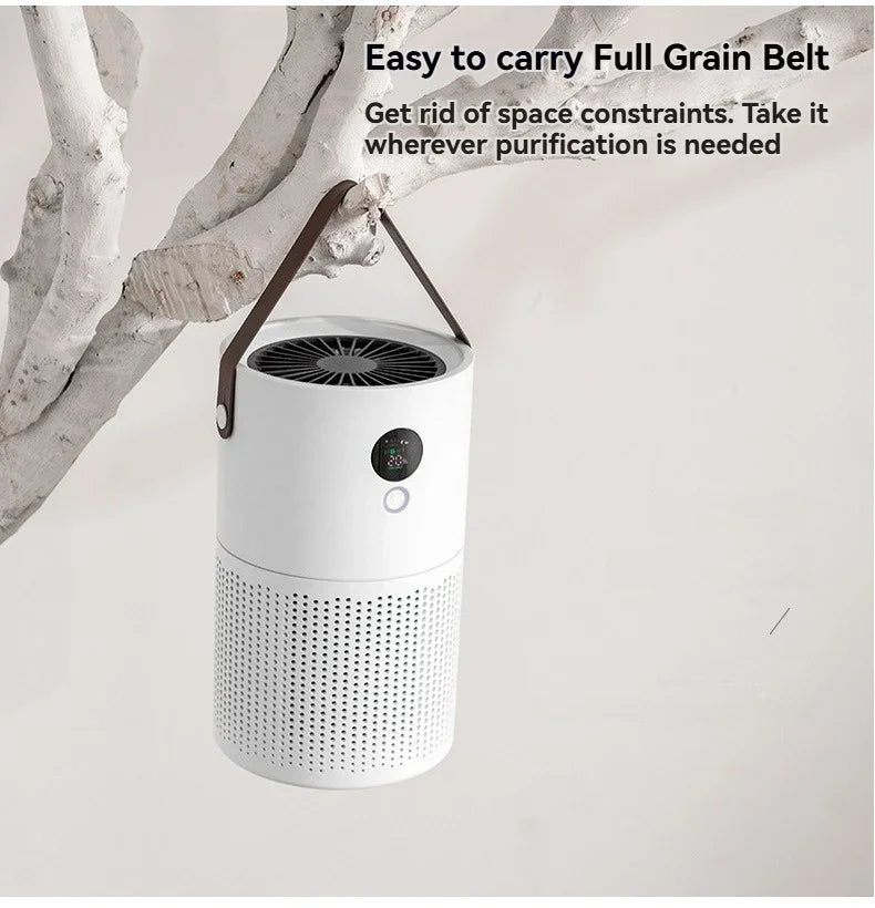 Air purifier indoor household desktop negative ion rechargeable dust removal odor formaldehyde PM2 portable purifier