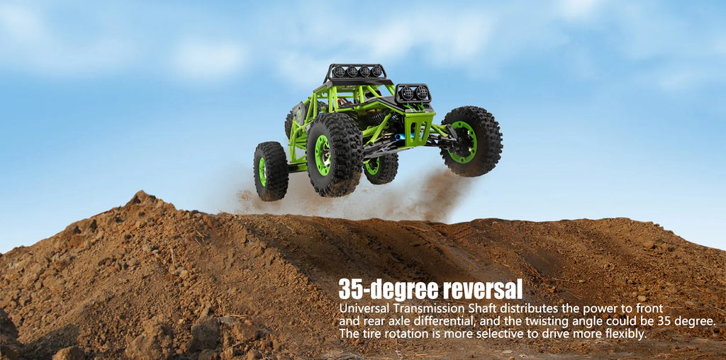 New WLtoys 12428 Pro 1:12 4WD RC Racing Car High Speed Off-Road Remote Control Climbing Truck LED Light Buggy Boy Toys Kids Gift