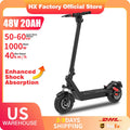 HX X9B electric scooter 1000W 20AH 40KM/H Electric kick scooters damping e scooter adults Folding escooter City Escooter