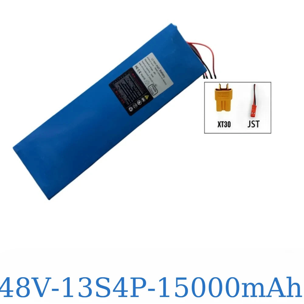 48V 13S4P 15AhElectric scooter battery equipped with BMS protection system,suitable for Kugoo M4/M4Pro/MaxSpeed series batteries