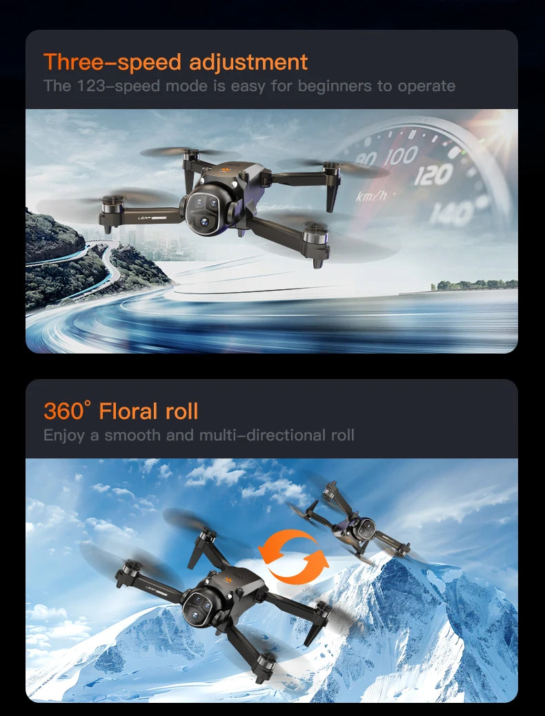 H21 Drone 8K HD Dual Camera Brushless Motor WIFI GPS Professional HD Aerial Photography Remote Control Aircraft Quadcopters Toys
