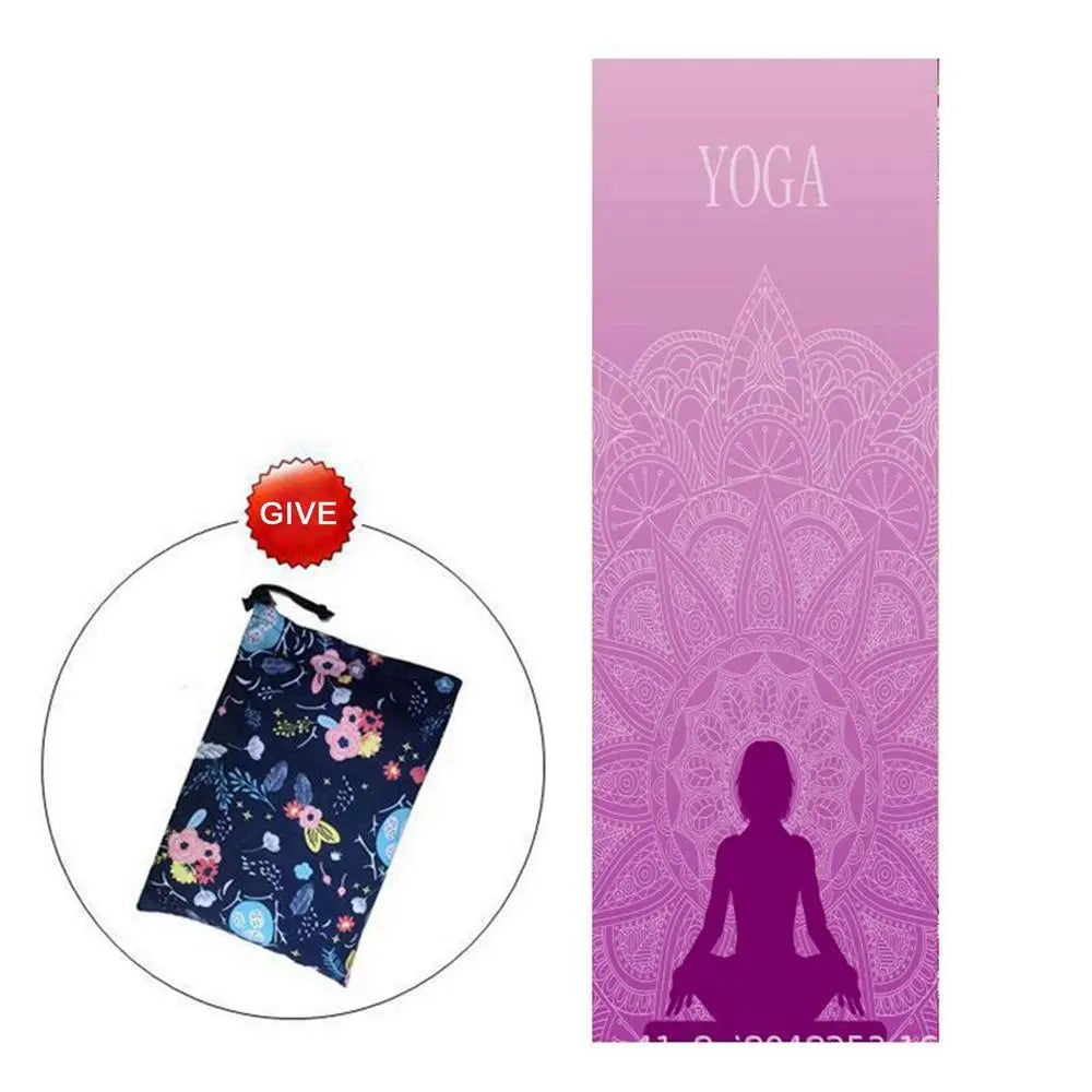 Yoga Towel Mat Sized Active Dry Non-slip Travel Beach Towel Microfiber Sweat Absorbent BeachEssentials For Hot Yoga Pilates