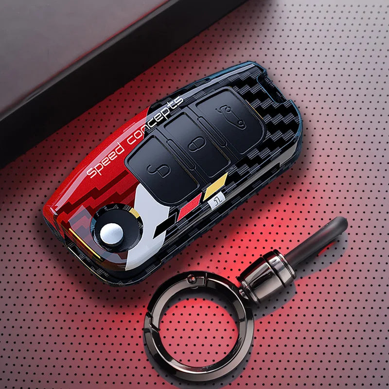 Car Key Case Cover For Ford Fiesta Focus Mondeo Falcon B-Max C-Max S-Max Eco Sport Galaxy Territory Keyless Shell Fob Protector