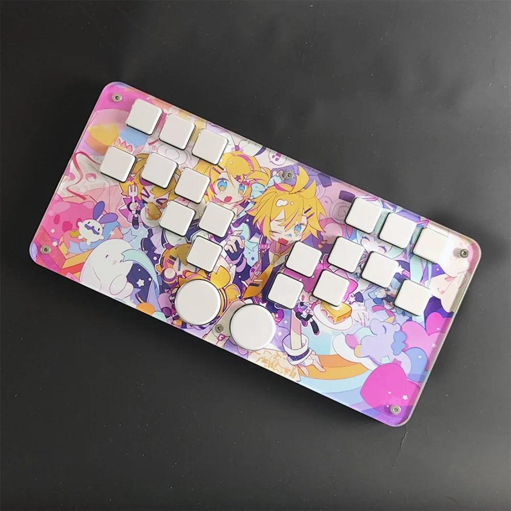 DJMAX Mechanical Keyboard Low Profile Switches Game Peripherals Customized Gaming Accessories Music Game Controller Keyboard