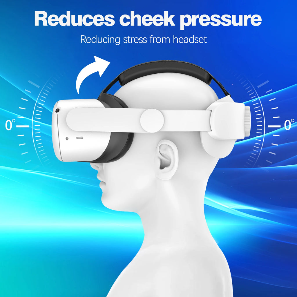 Head Strap Compatible with Oculus Quest 2, Adjustable Elite Strap Replacement in VR Accessories (Comfort Head Strap Only)