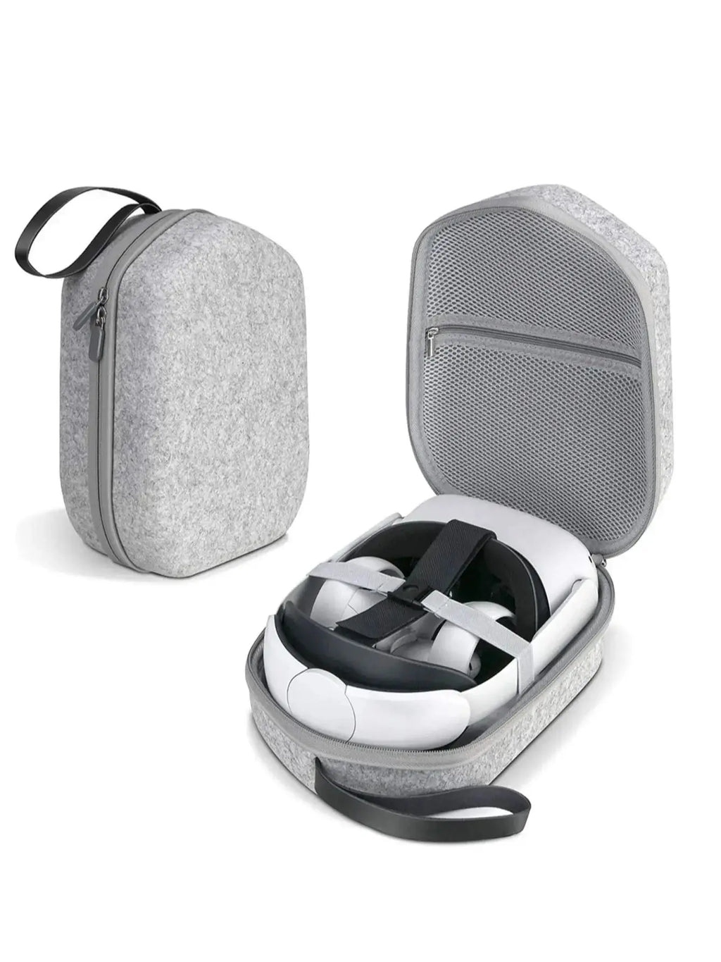 Large Capacity Hard Shell Storage Case Travel Carrying Bag VR Headset Accessories for Oculus Quest 2 VR Headset Touch Controller