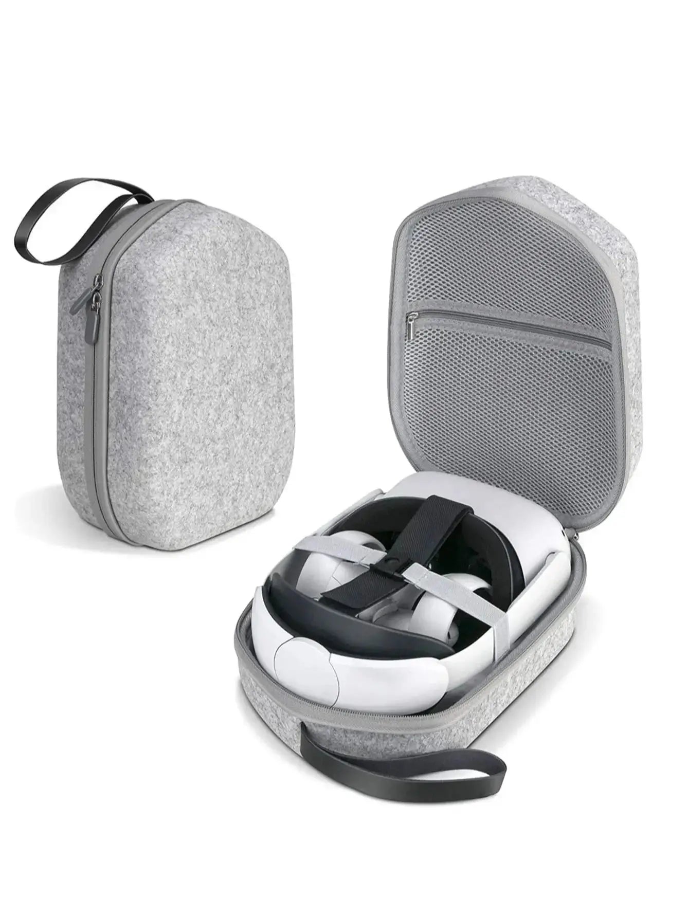 Large Capacity Hard Shell Storage Case Travel Carrying Bag VR Headset Accessories for Oculus Quest 2 VR Headset Touch Controller