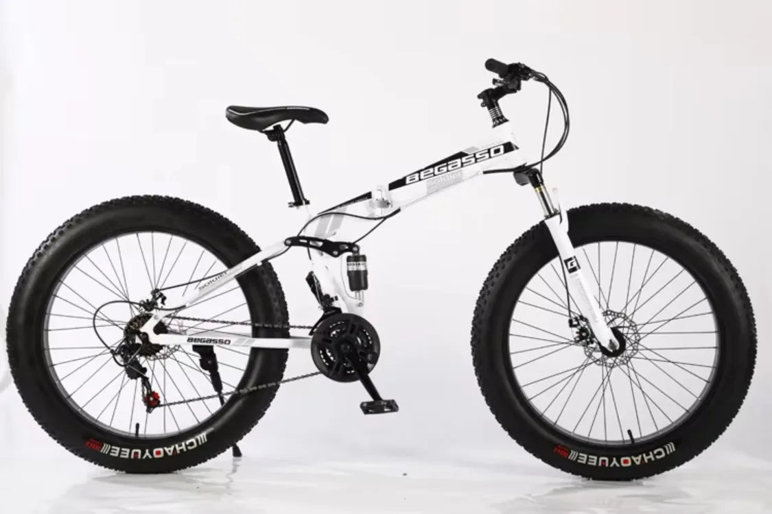 Folding Fat Tire Tyre Mountain Bike Tires 26x4.0 Bicycle Mtb Cycle With Gears for Adult