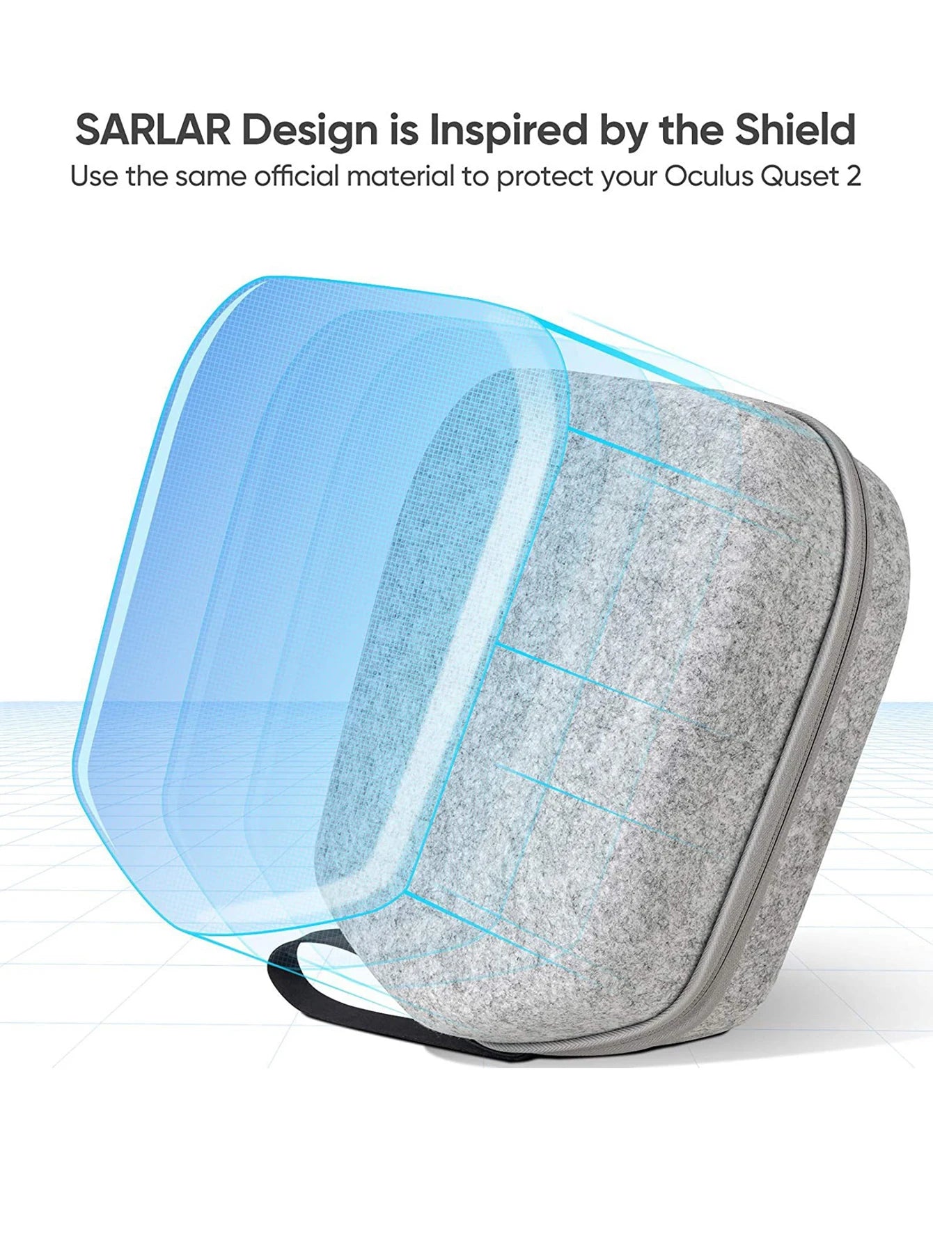 Large Capacity Hard Shell Storage Case Travel Carrying Bag VR Headset Accessories for Oculus Quest 2 VR Headset Touch Controller
