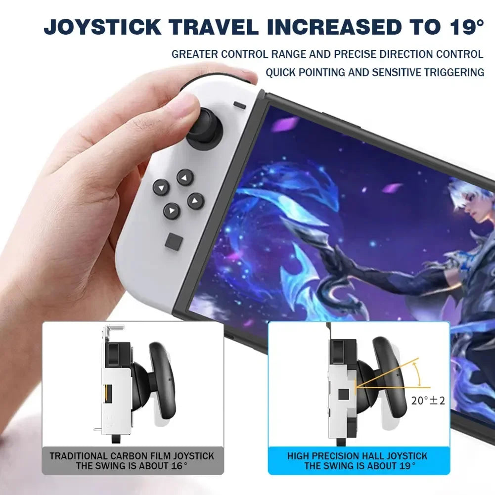 1/2PCS Hall Effect Joystick for Switch/Lite/OLED Joycon Analog Thumb Stick No Drifting Hall Electromagnetic Stick