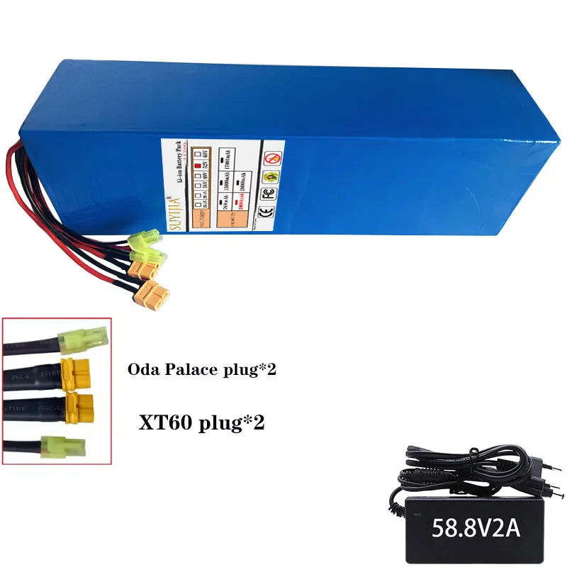 52V 14S4P 20Ah high-capacity21700 lithium-ion battery high-powerdual-port fastcharging suitable for dual-drive electric scooters