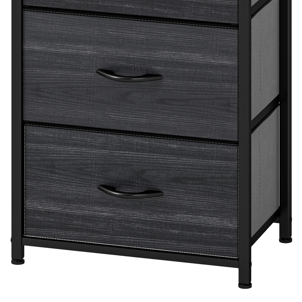 YITAHOME 4-Drawer Multi-Room Storage Dresser – Fabric with Wood Top & Steel Frame, Ideal for Living Room/Kids Room