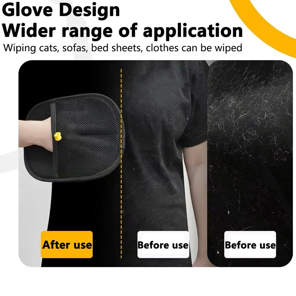 Static Removal Gloves Pet Grooming Gloves Efficient Grooming Gloves for Pets Remover Tools Accessories Brush Cat Accessories Pet