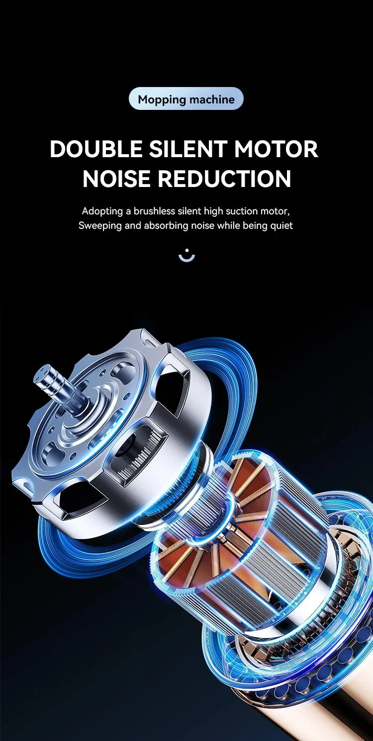 Smart Dual-Use Vacuum & Mop Robot | Home Humidifying Floor Cleaner | Automatic All-in-One Sweeping & Mopping Machine