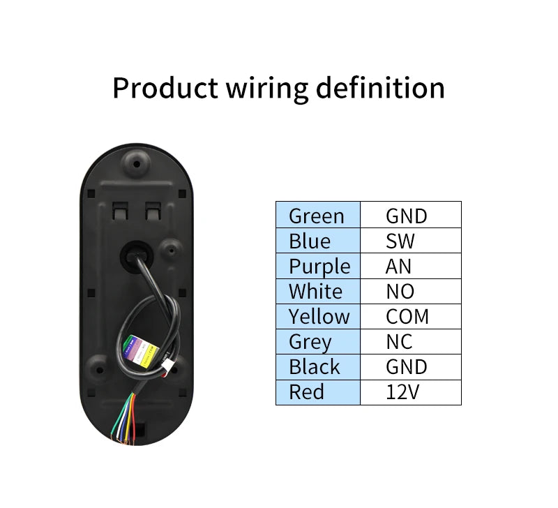 1080P Tuya Smart Doorbell Wifi Video Intercom with Motion Detection Unlock by Remote Control RFID Card NFC APP Access Control