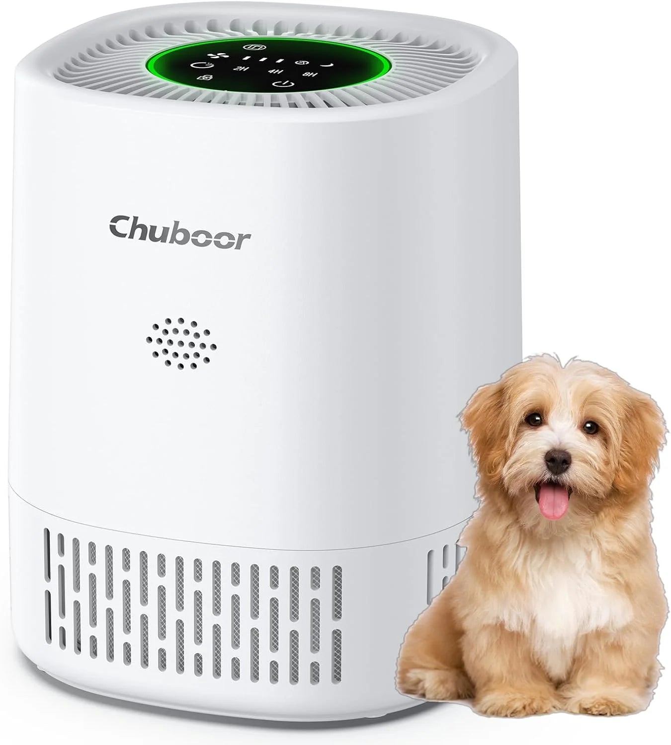 Smart Air Purifier for Home CADR 250m³/h for 18m² App Control H13 HEPA for Bedroom office for Smoke Pet Hair Dust Pollen Odor