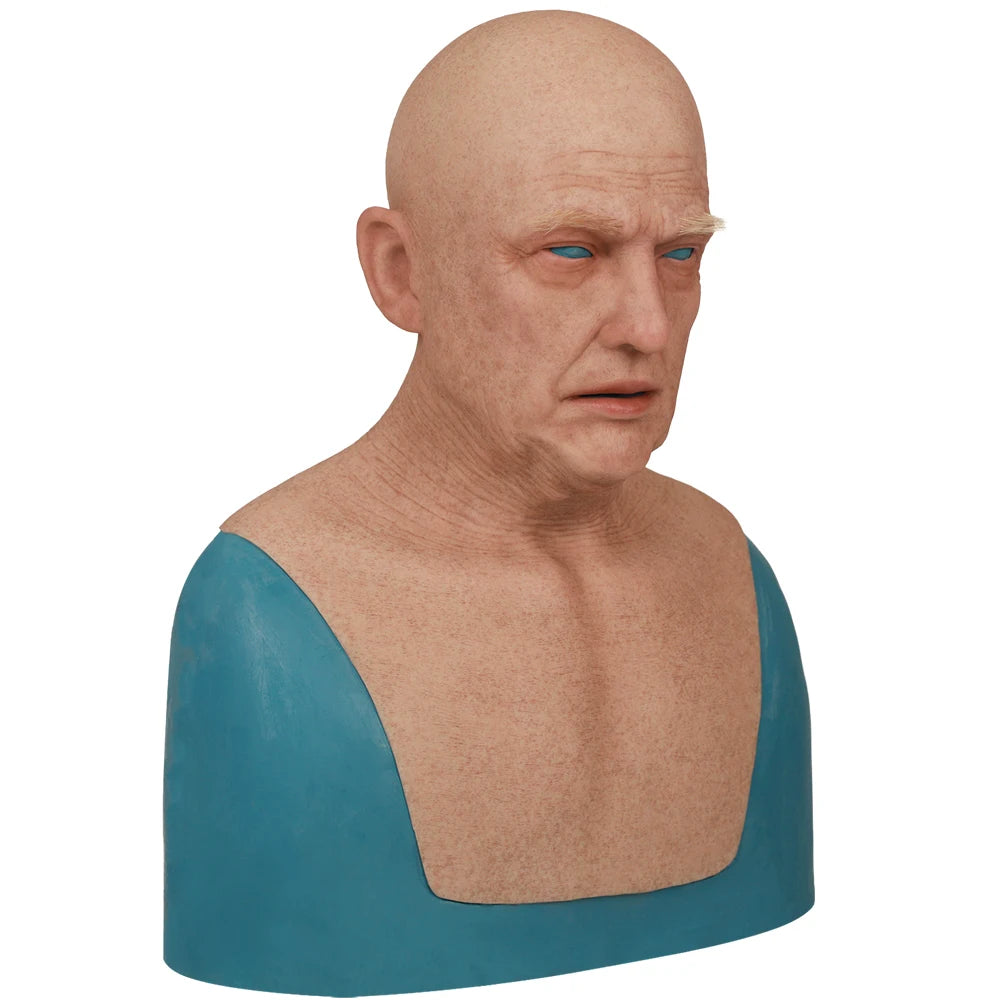 Realistic Crossdresser Male mask Full Head Face Mask for men Transgender Male Hood Headwea Drag Queen halloween Cosplay