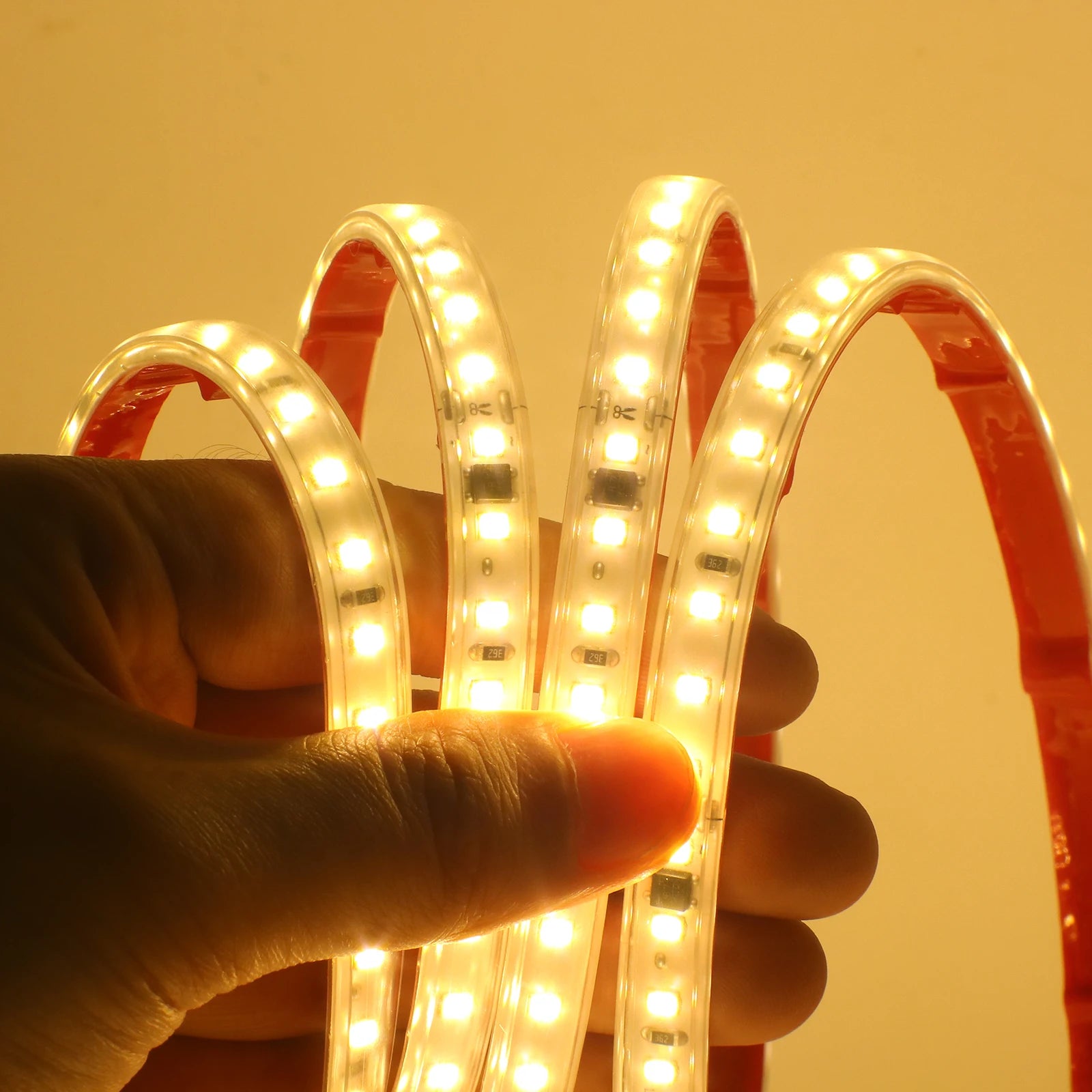 220V LED Strip Light 0.5m 5m 10m 20m 25m 30m 40m 2835 120LEDs Flexible LED Tape with Adhesive Tape Waterproof Ribbon Light
