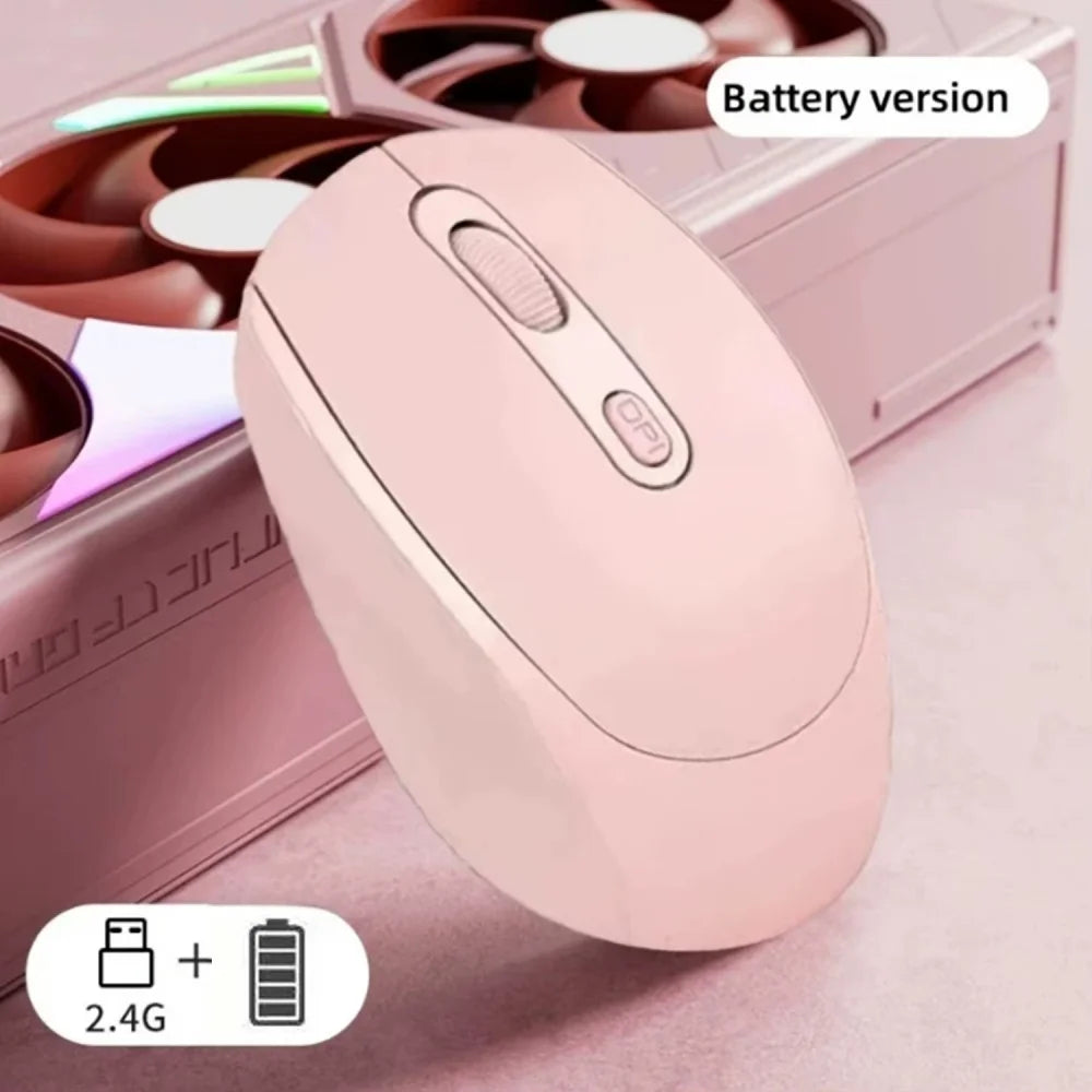 Wireless Silent Mouse Suitable For Business Office Esports Games Bluetooth 5.2 2.4G Dual Mode Mice Ergonomics Rechargeable Mouse