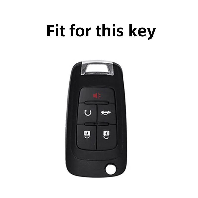 Car Flip Key Fob Case For Chevrolet Equinox Volt Cruze Impala Camaro Garna Yakista AVEO GMC Terrain Key Cover Keychain Protector