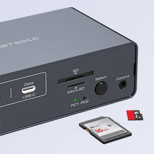 HDMI Displayport USB C Docking Station Dual Monitor for Laptop & Desktop (13-in-1) MST DP1.4 4K@120Hz+HDMI2.0 4K@60Hz,10Gbp data