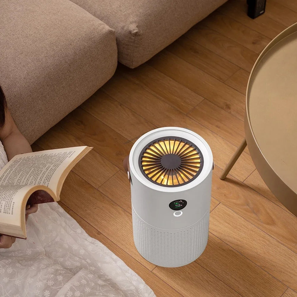 Air purifier indoor household desktop negative ion rechargeable dust removal odor formaldehyde PM2 portable purifier