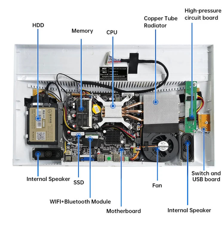 All In One Gaming Pc Computer Processors Core I7 16gb+512gb Oem Computer All In One Pc For Student And Caompany
