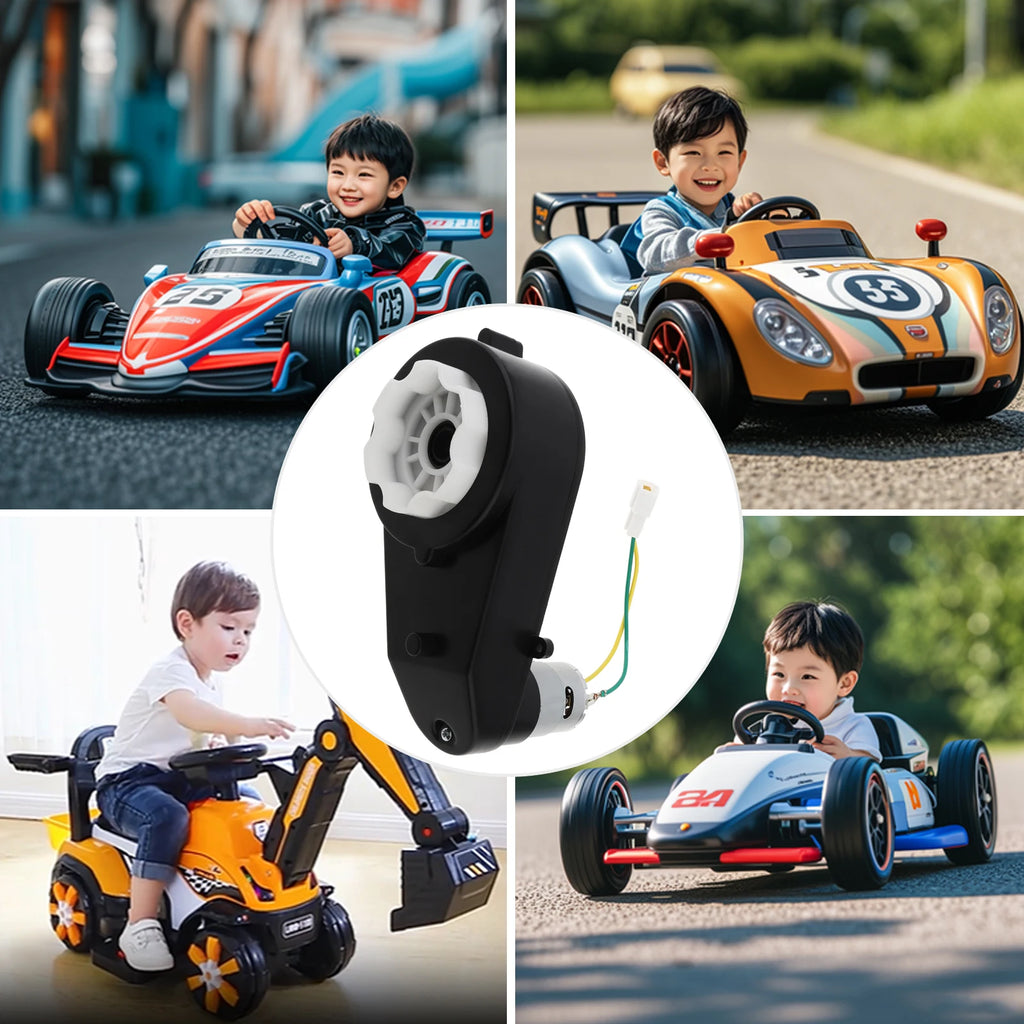 RS555 DC Motor Gearbox 24V Kids Toy Car Wheels Electric Motor High Speed Brushed Motor for Remote Control Toy Car