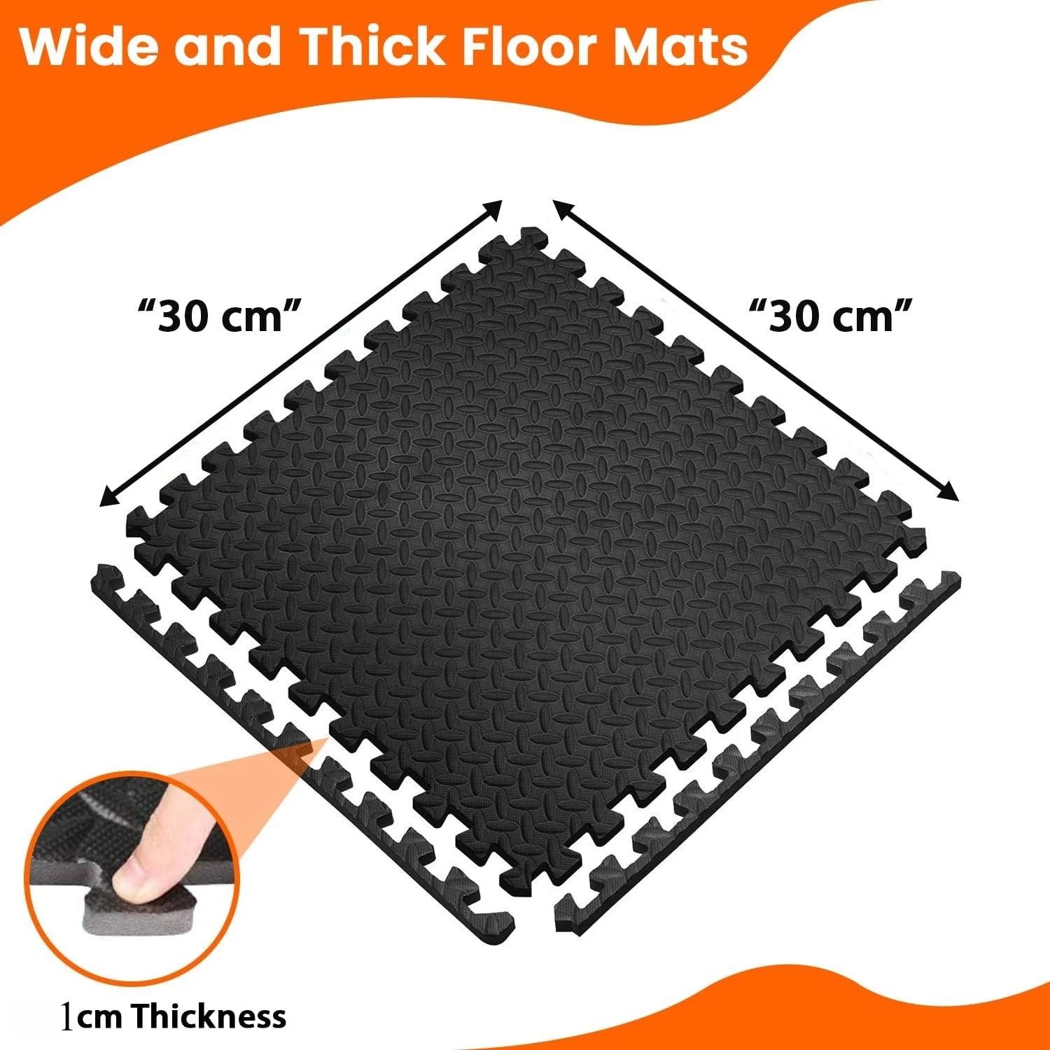 8/16/20-Piece Anti-slip and Shock-absorbing Fitness Mat Made of EVA Eco-friendly Material BPA-free Yoga Mat Suitable for Gyms
