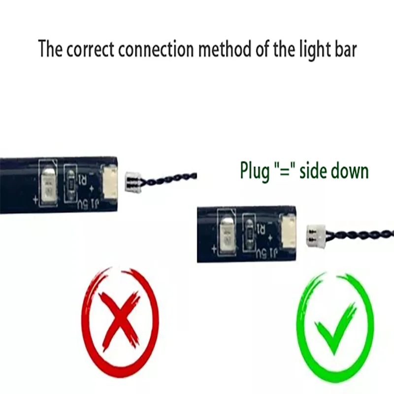 LYBMTWF 10 pieces of LED flexible light strips,,powered by Usb,DIY lighting accessories, Light up your blocks